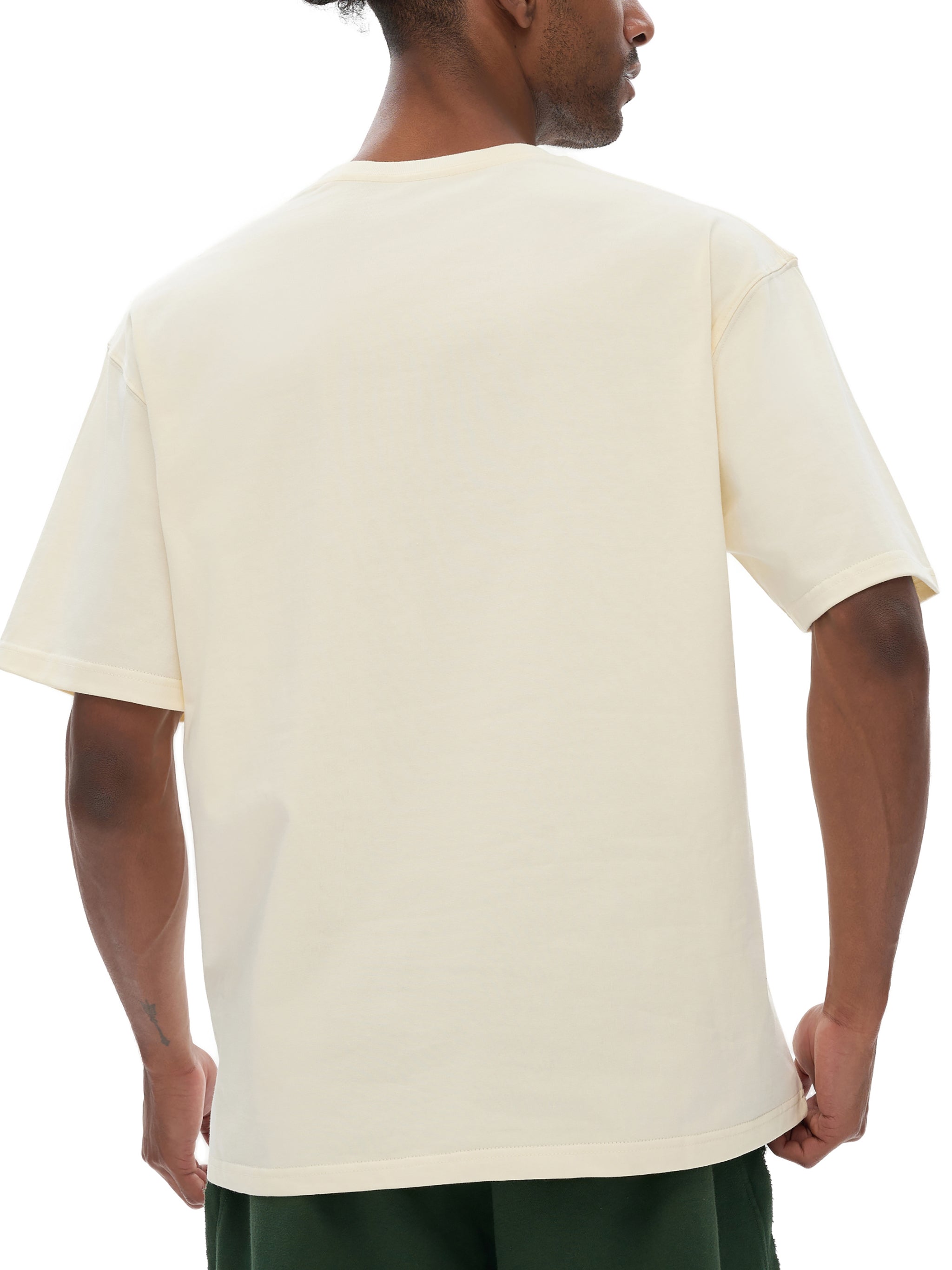 Loki & Ivy Heavyweight Drop Shoulder Cotton T-Shirt