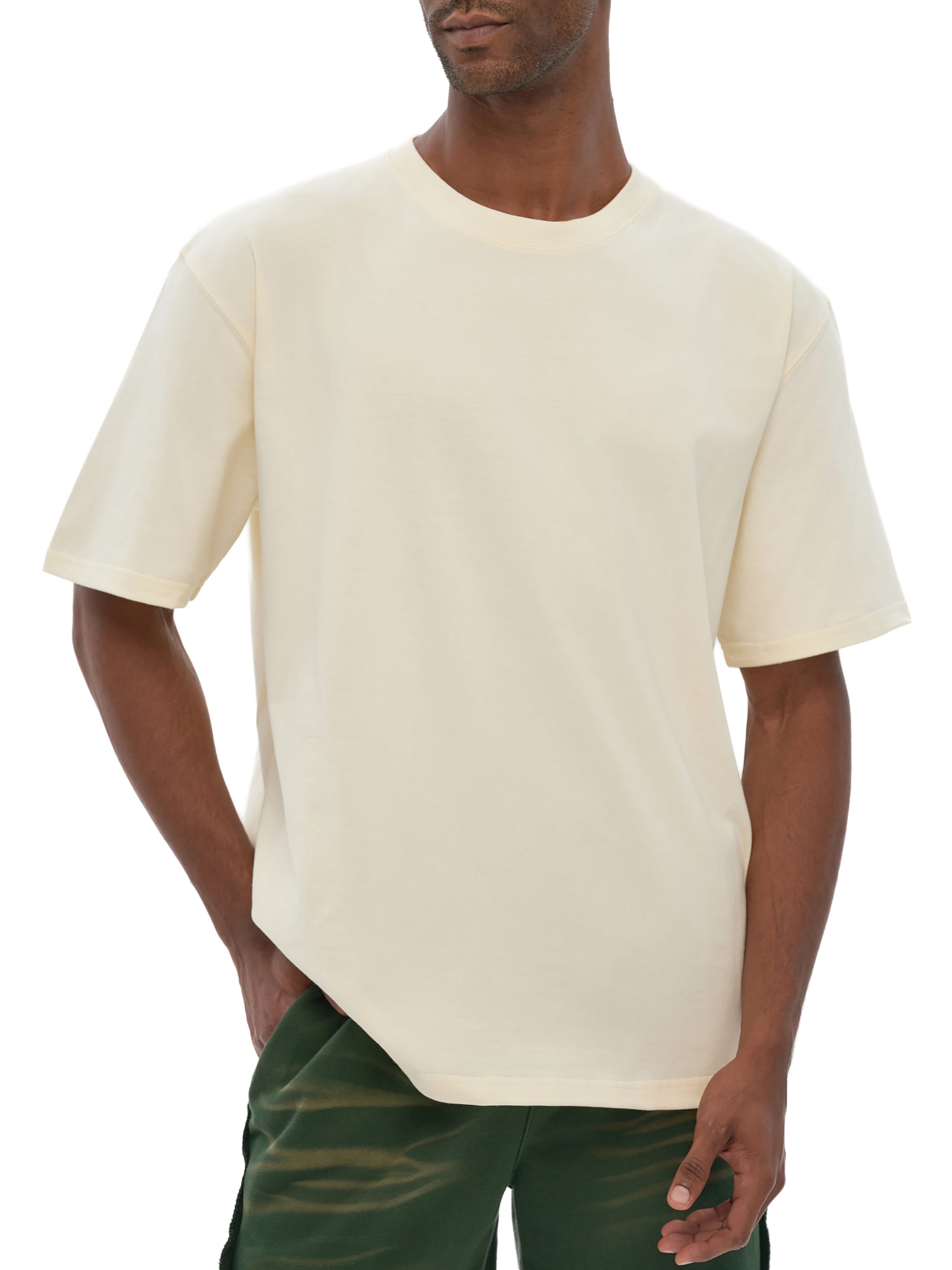 Loki & Ivy Heavyweight Drop Shoulder Cotton T-Shirt
