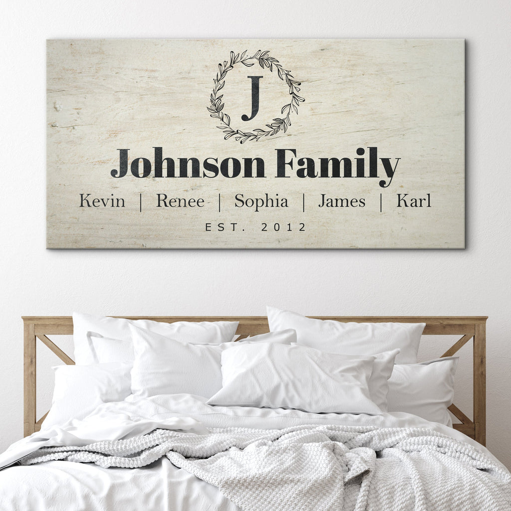 Personalized Rustic Family Sign
