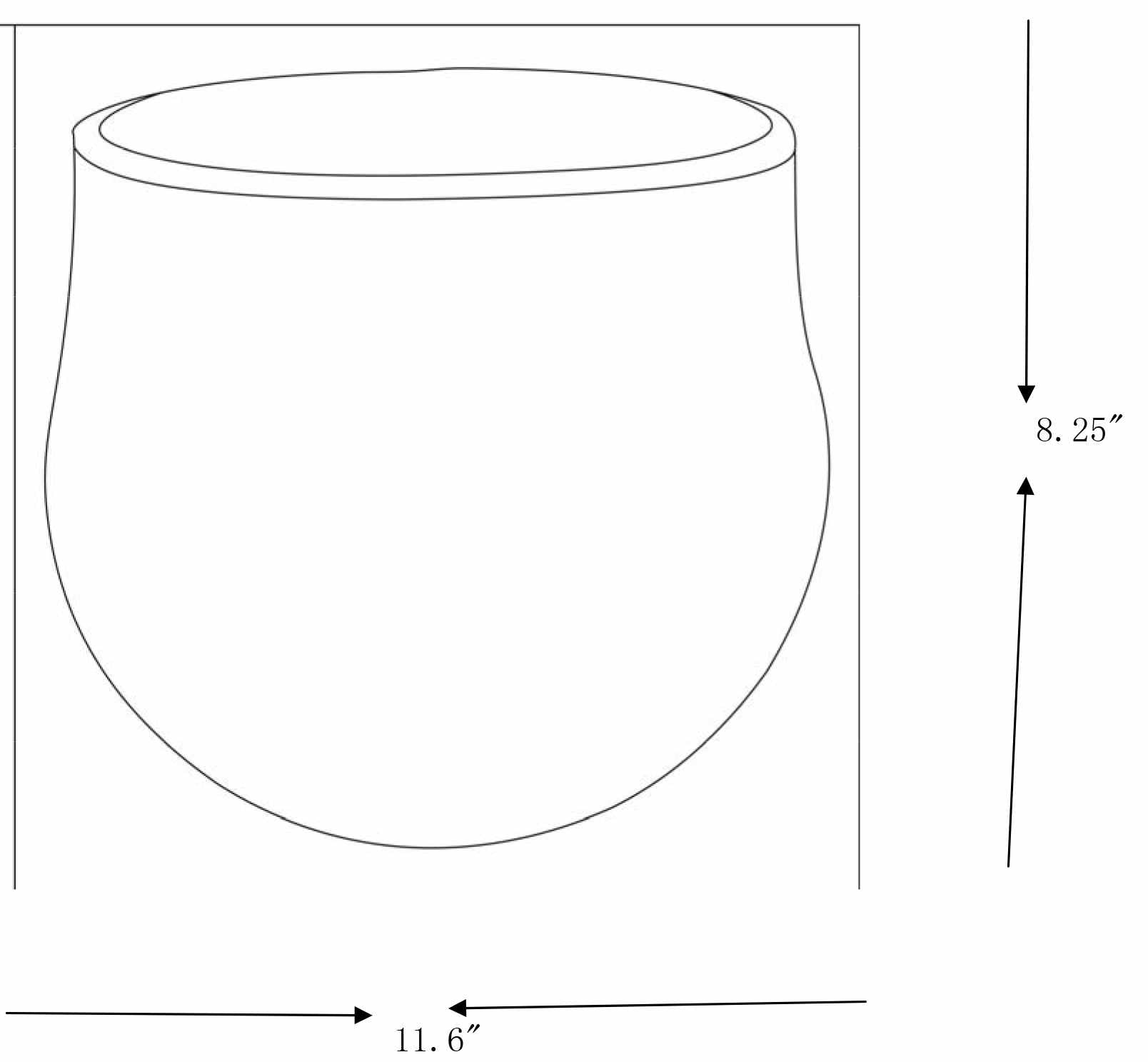 Janamuato White Geometric Cement Outdoor Planter