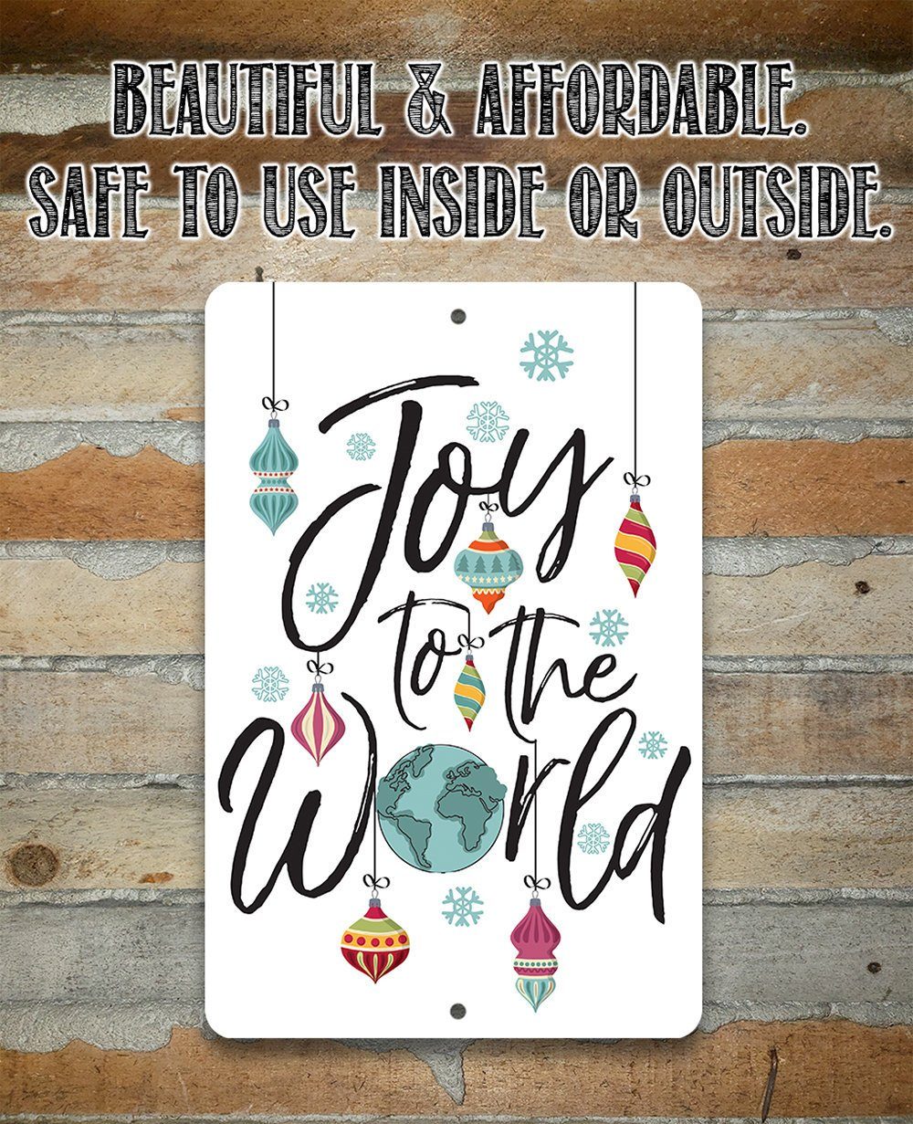 Joy To The World - Metal Sign