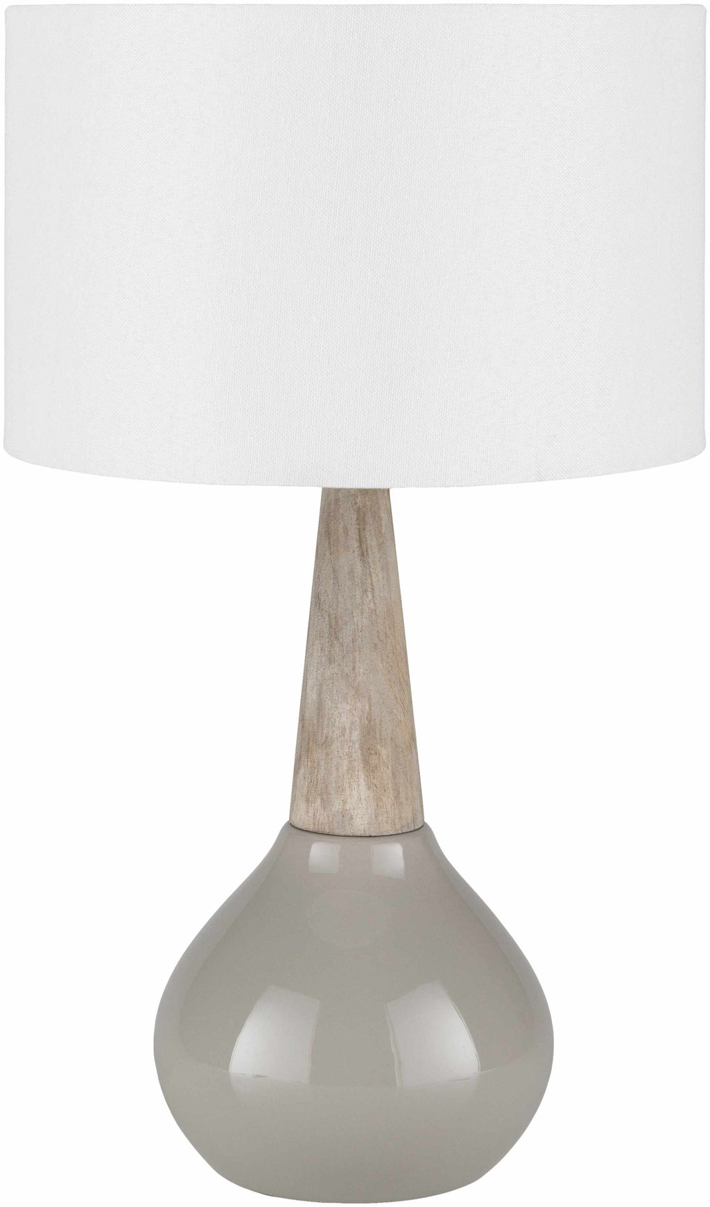 Hydesville Gray Ceramic Table Lamp - Clearance