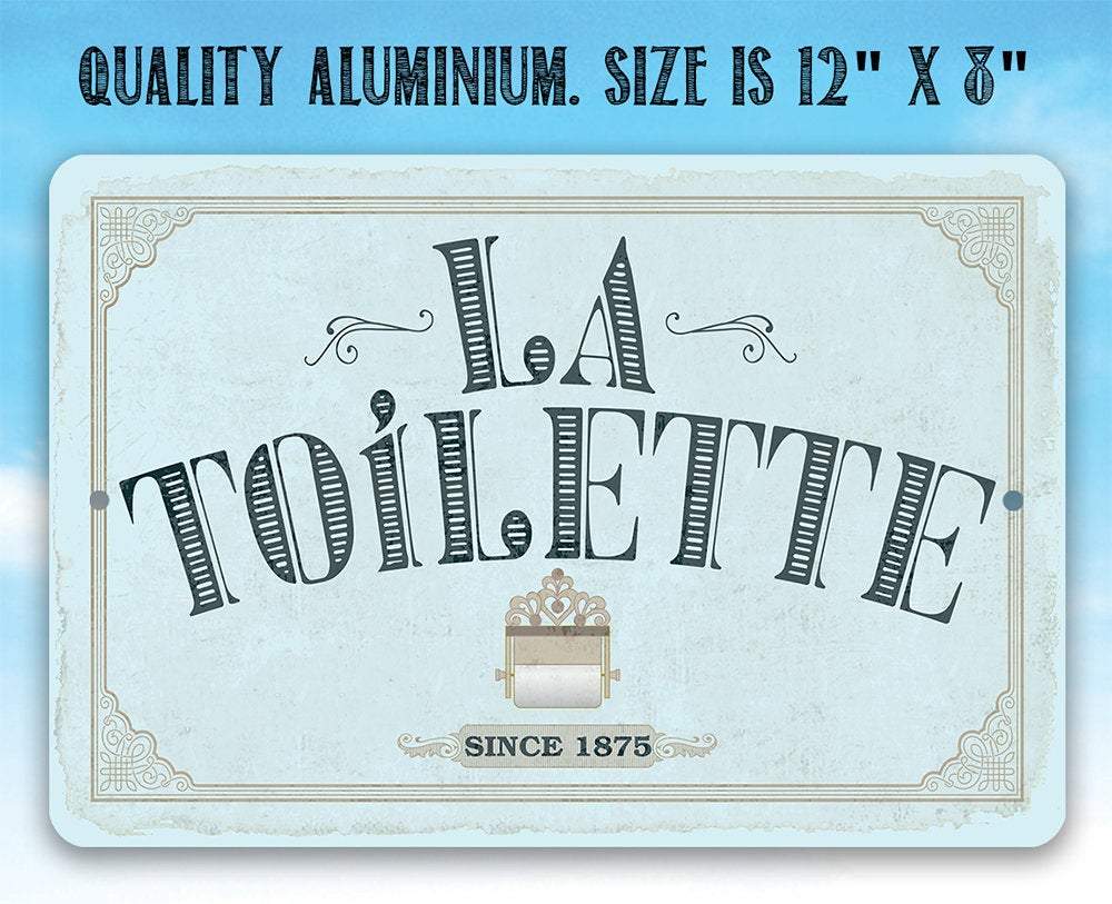 La Toilette - Metal Sign