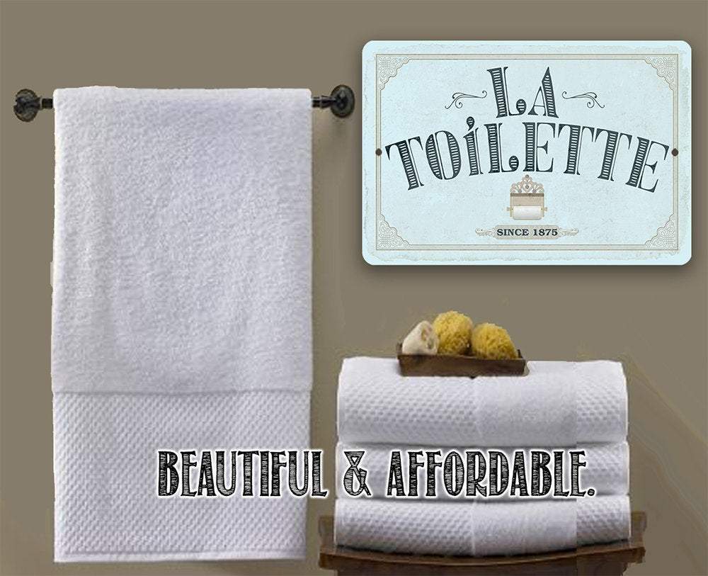 La Toilette - Metal Sign