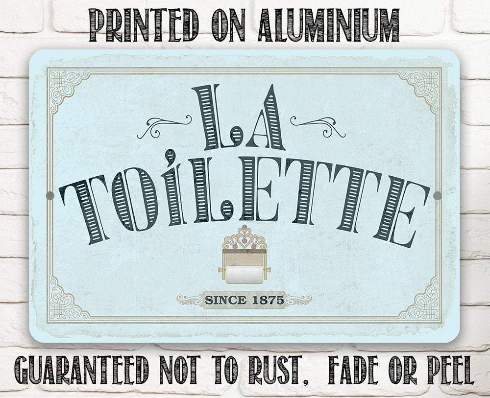 La Toilette - Metal Sign