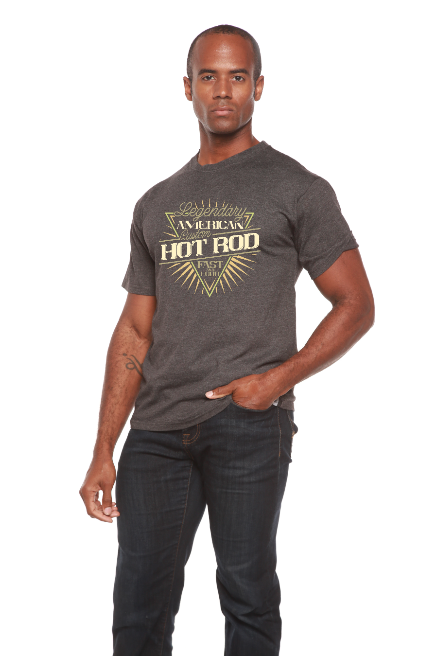 Legendary American Men's Bamboo Viscose/Organic Cotton Short Sleeve Graphic T-Shirt