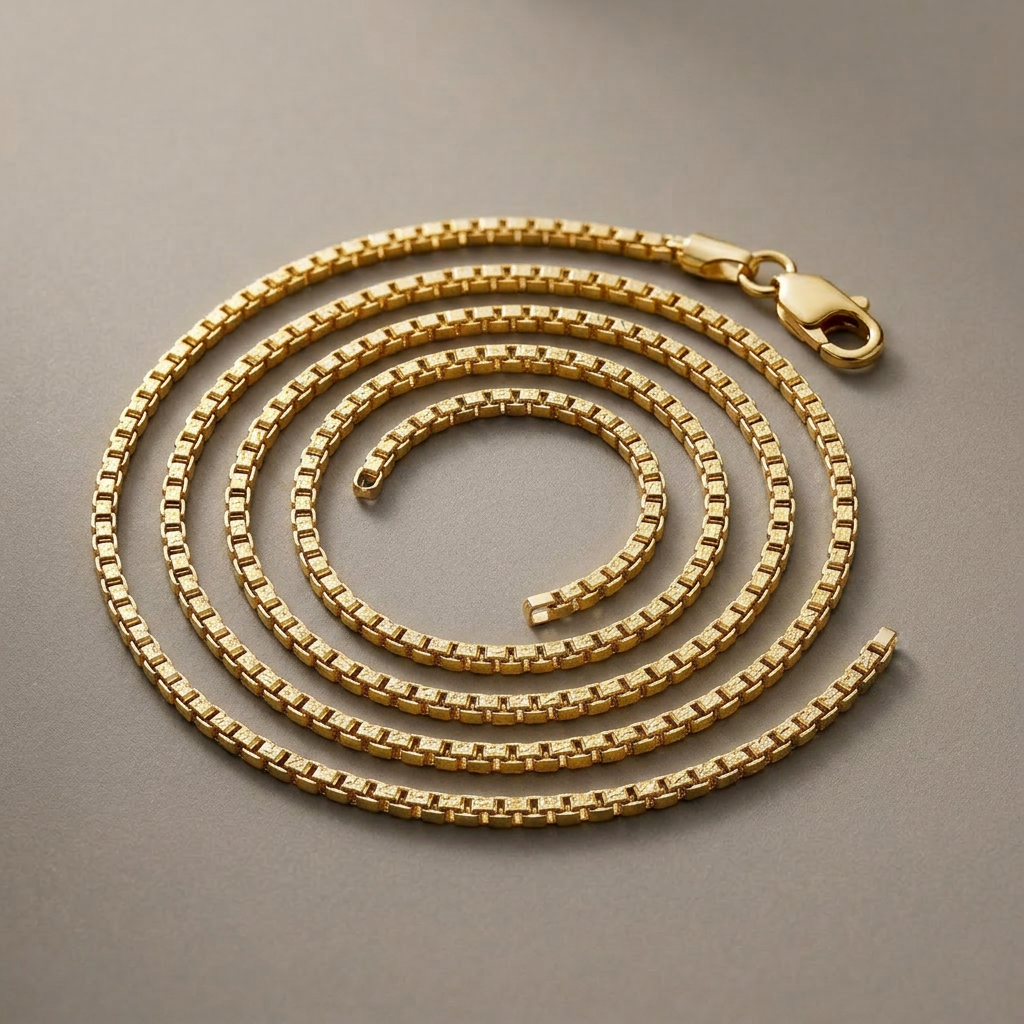 14k Yellow Gold Ice Chain 1.3mm