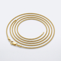 14k Yellow Gold Round Snake Chain 0.7mm