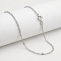 10k White Gold Singapore Chain 1.0mm