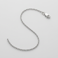 14k White Gold Bead Chain 1.0mm
