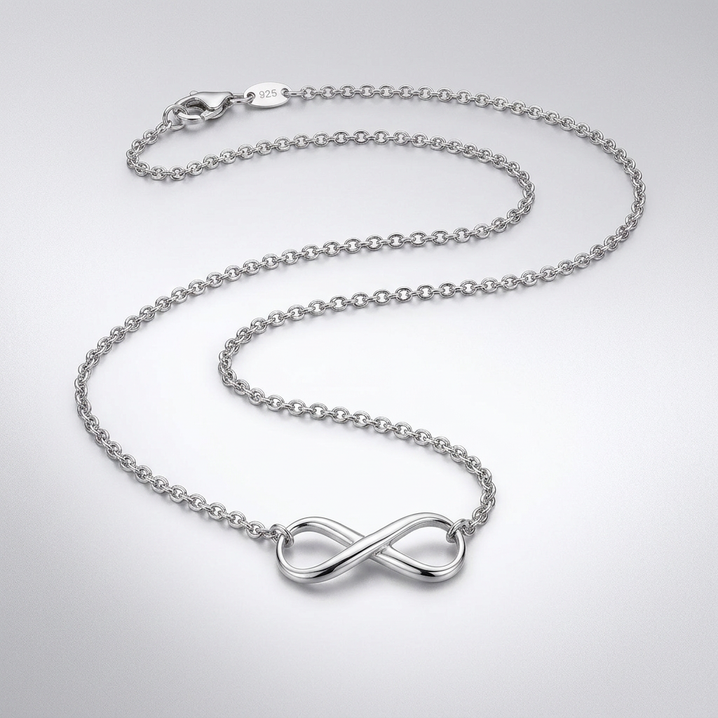 Sterling Silver Infinity Symbol Necklace