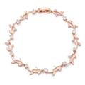 Cubic Zirconia Vine Bracelet