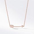 Avera Arianna Stainless Steel Arrow Necklace