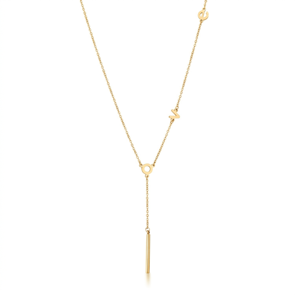 Stainless Steel LOVE Necklace