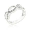 Avera Cubic Zirconia Infinity Band in Sterling Silver