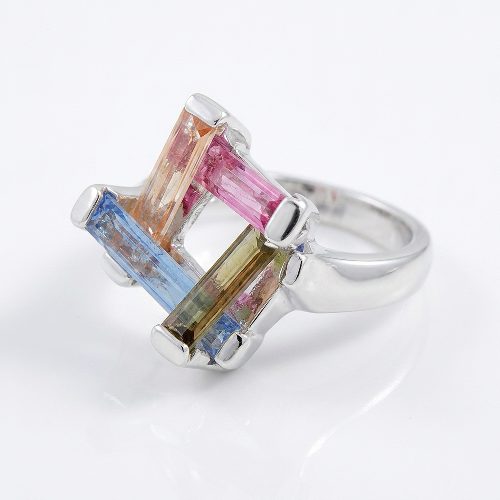 Avera Myra 10ct Multicolor Cubic Zirconia Cocktail Ring