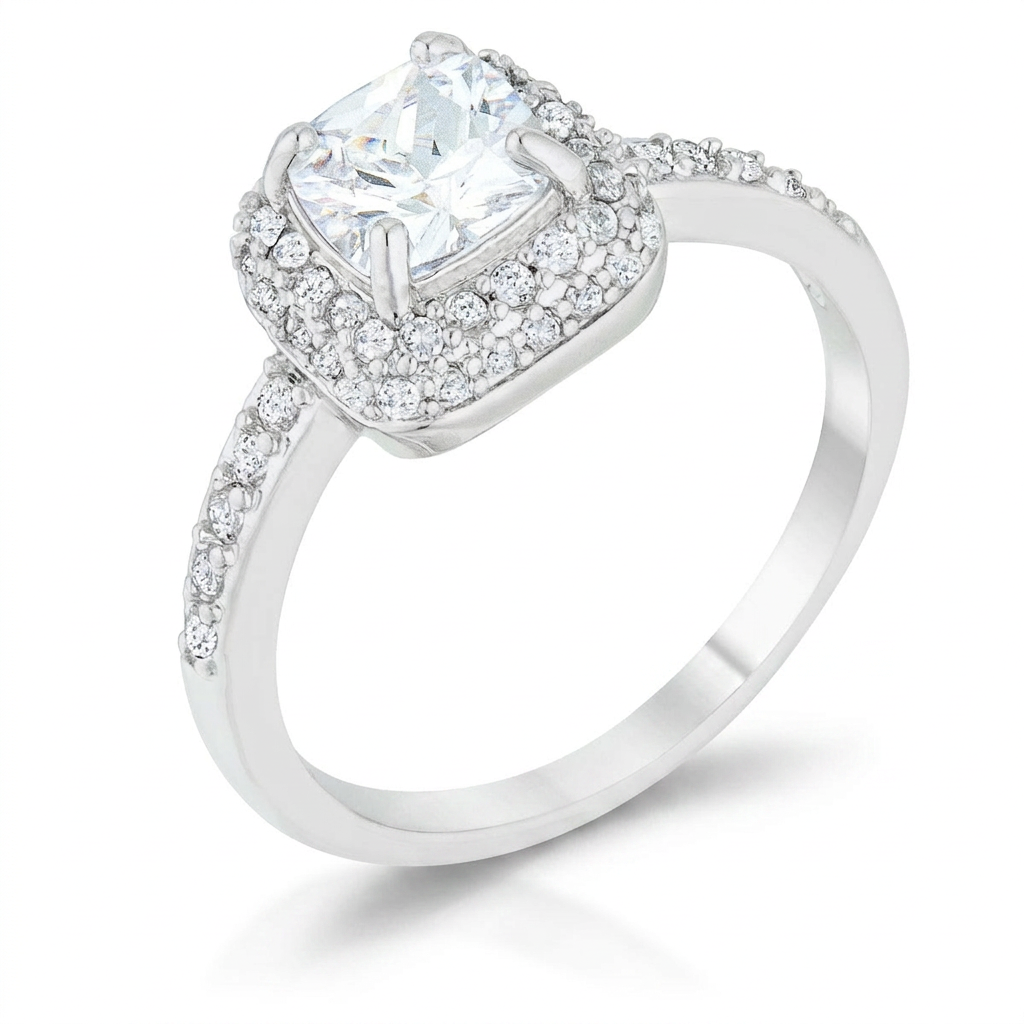 Avera Serena 1.5ct Cubic Zirconia Art Deco Ring