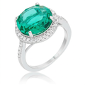 Avera Emie 7.3ct Cubic Zirconia Classic Statement Ring