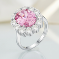 Avera 11.5Ct Plated Pale Oval Blossom Ring