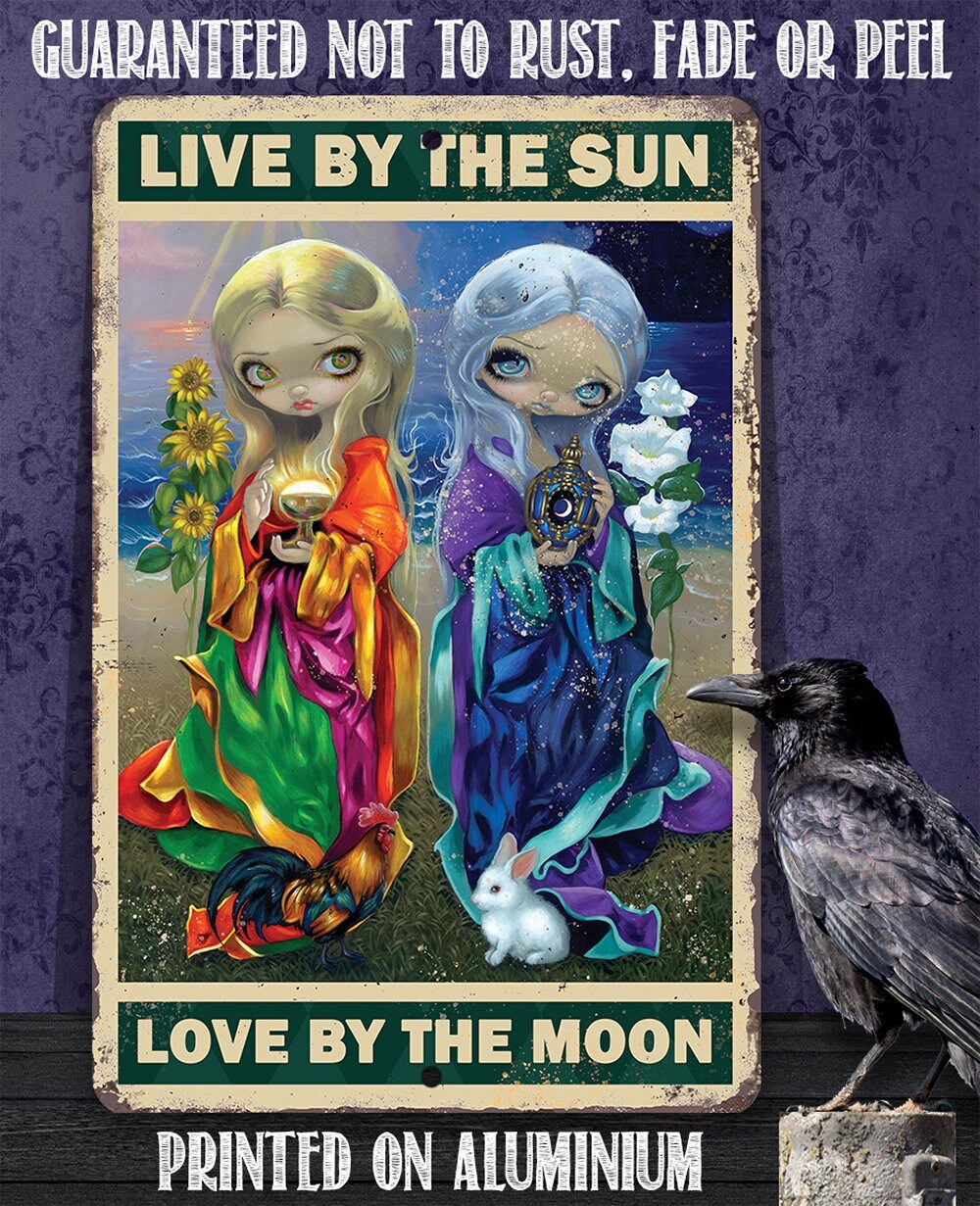Live By The Sun - Metal Sign