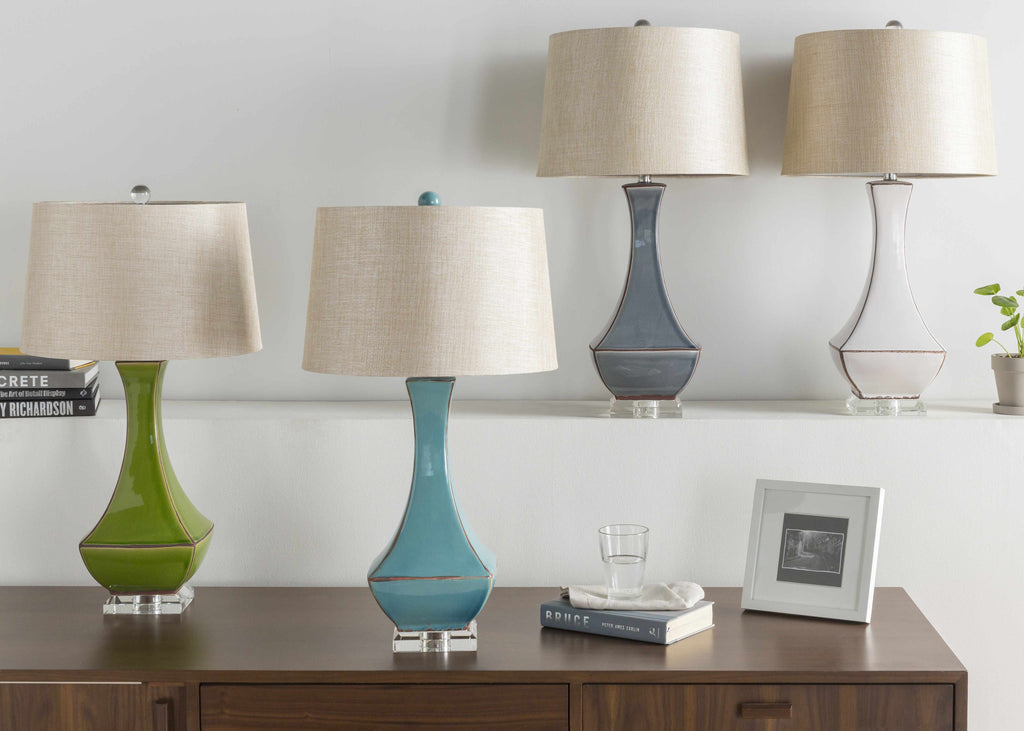 Tuka Tan Ceramic Table Lamp - Clearance