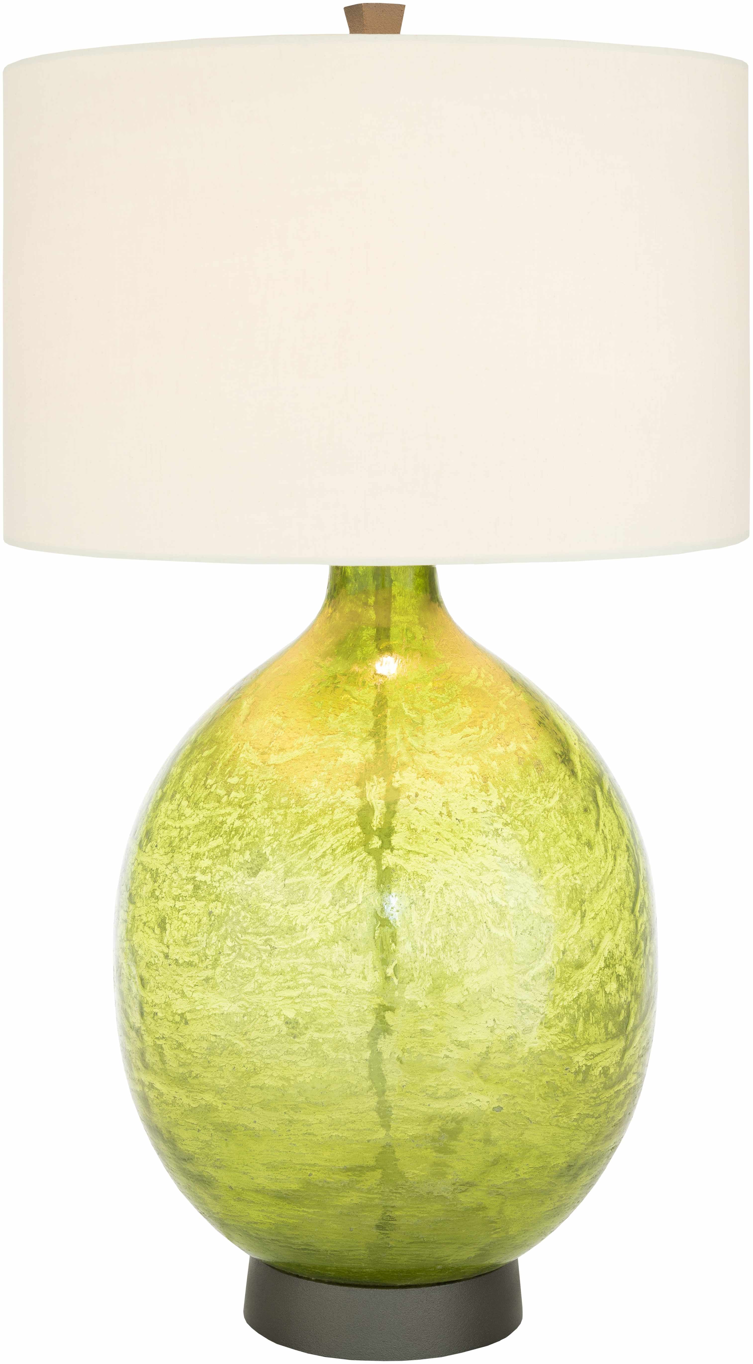 Westview Lime Green Glass Table Lamp - Clearance