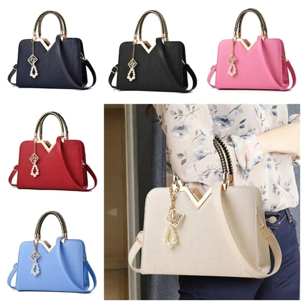 Eye-Catching Snow White Female Bag For Ladies With Phone Pocket Zipper Leather Bag For Women Shoulder Crossbody Bags