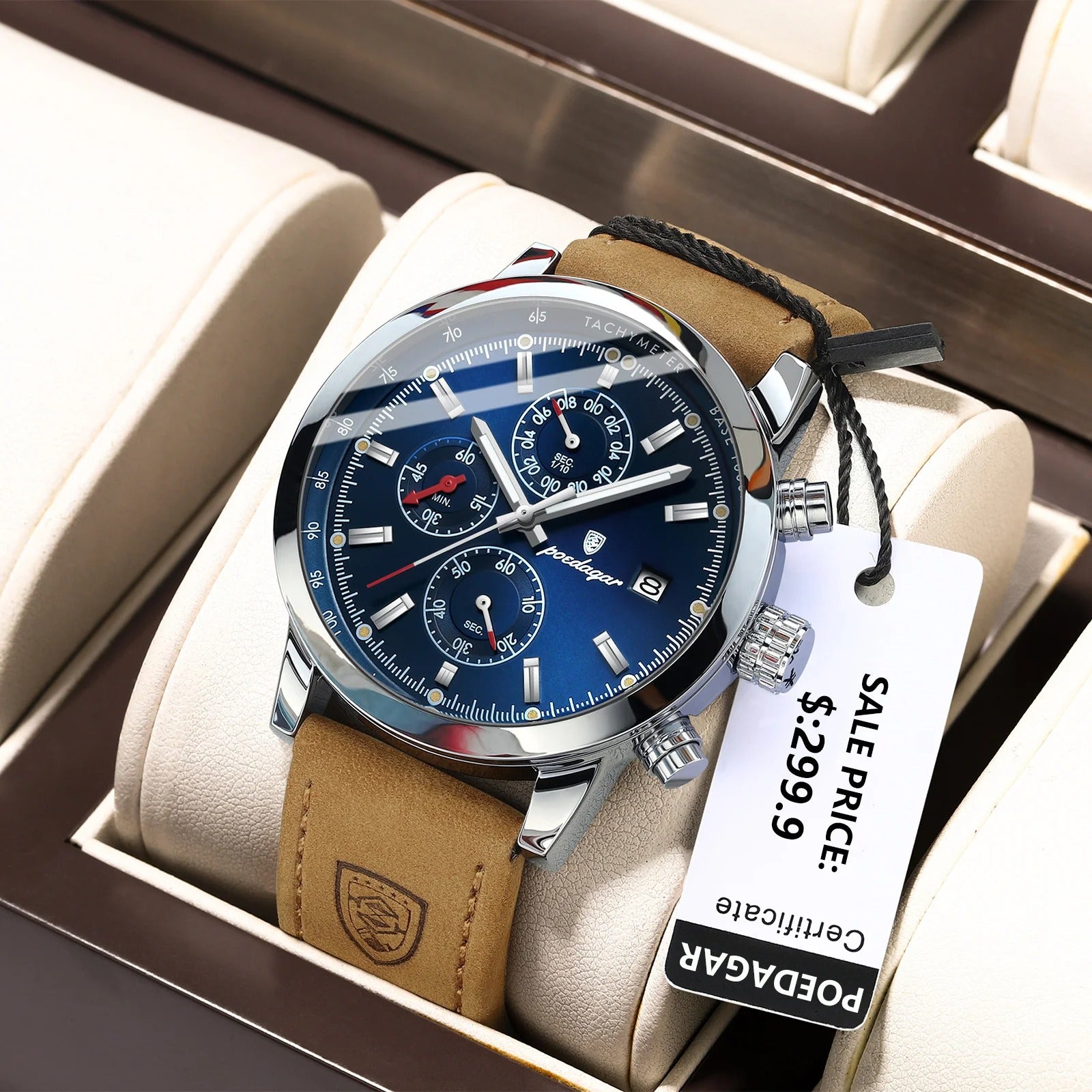 New Top Luxury Mens Watch Quartz Clock Waterproof Classic Automatic Chronograph Military Wrist Watches for Men