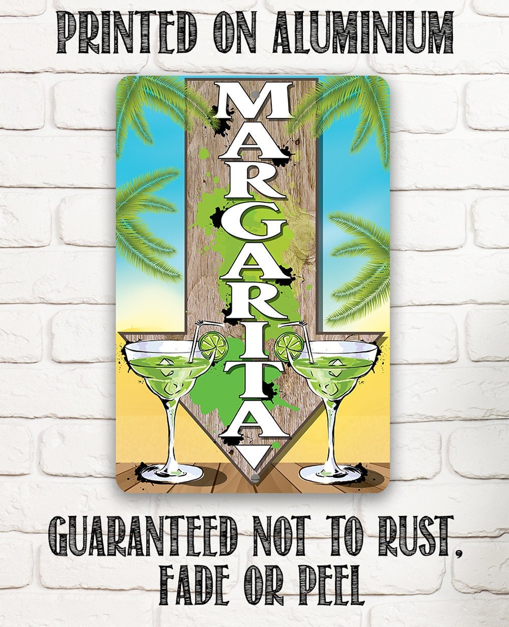 Margarita Directional -Metal Sign