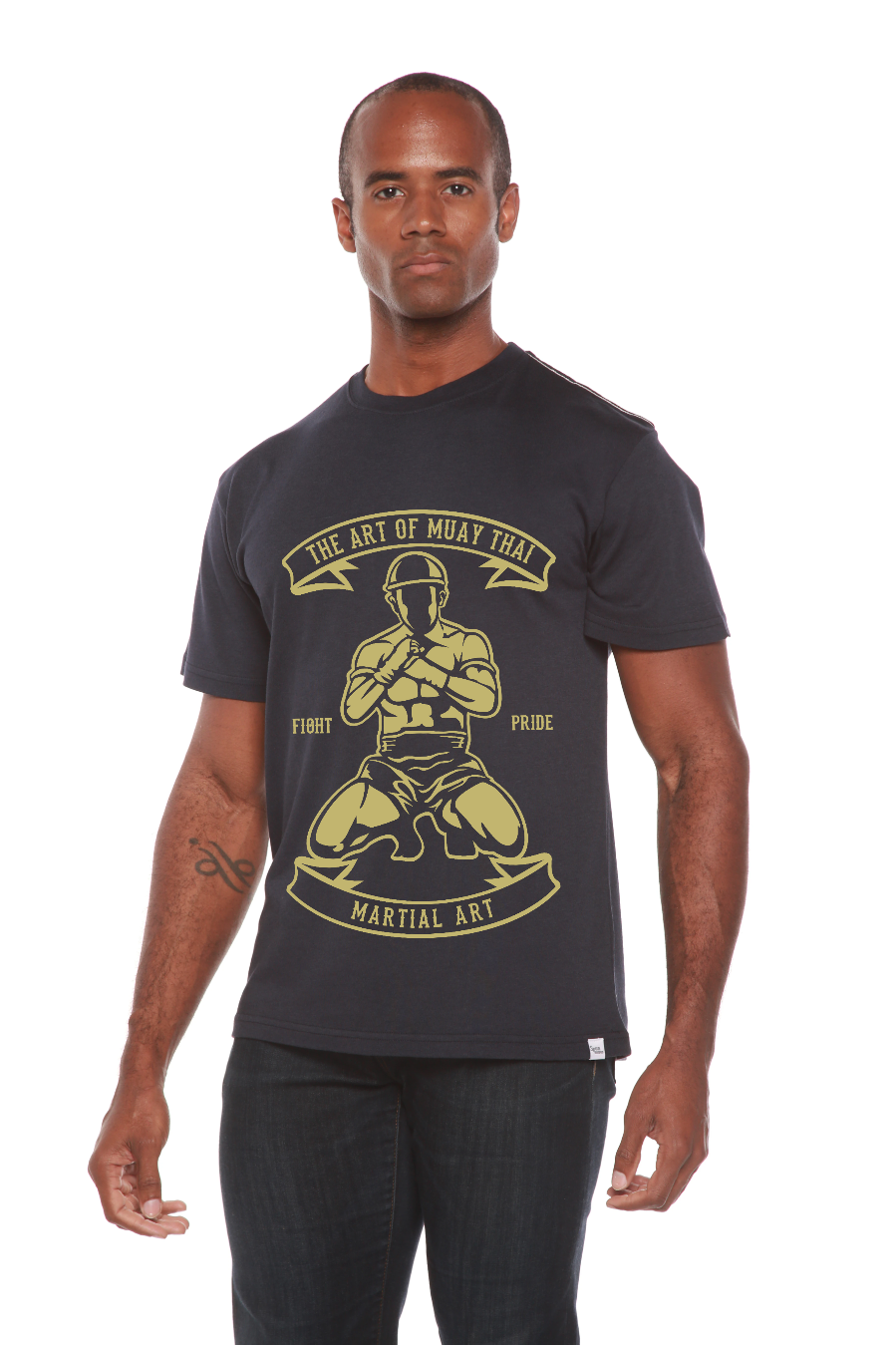 Martial Art Men's Bamboo Viscose/Organic Cotton Short Sleeve Graphic T-Shirt