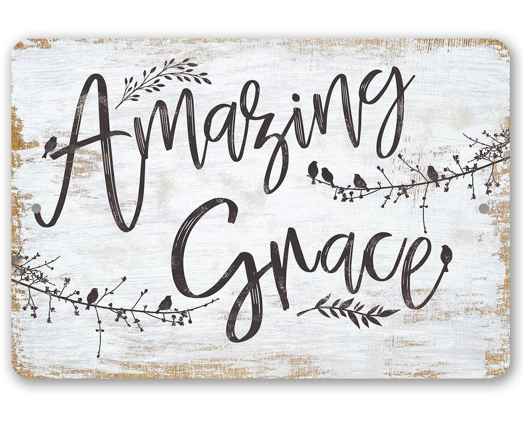 Amazing Grace - Metal Sign