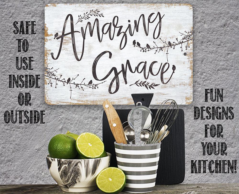 Amazing Grace - Metal Sign