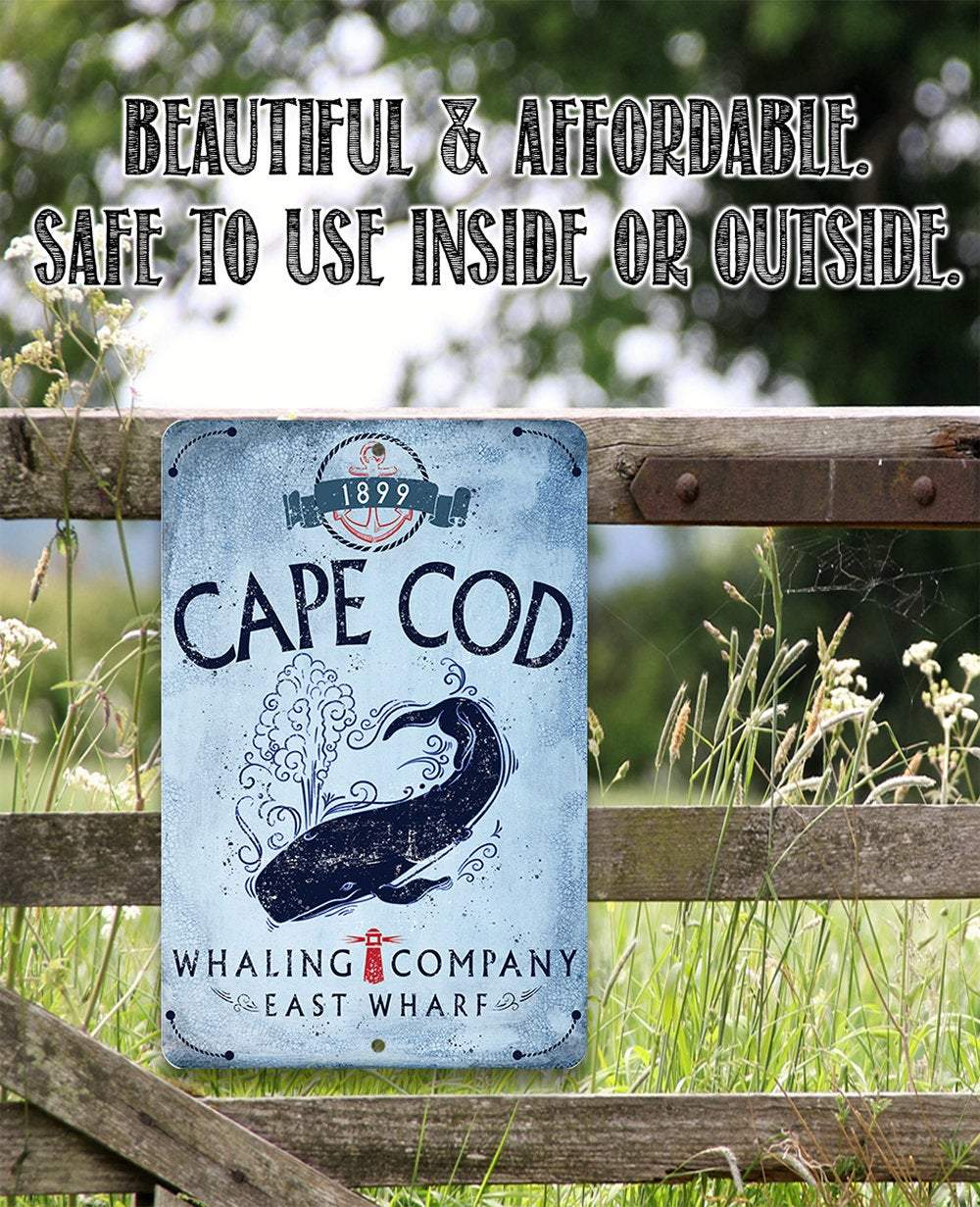 Cape Cod Whaling Company - Metal Sign