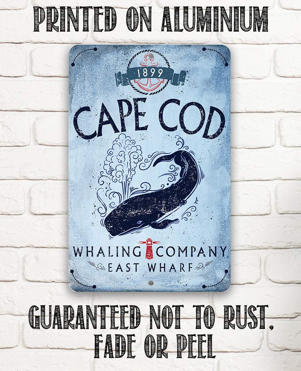 Cape Cod Whaling Company - Metal Sign
