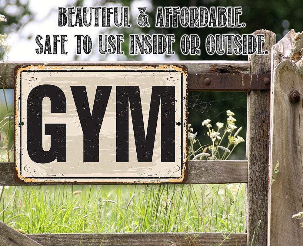 Gym - Metal Sign