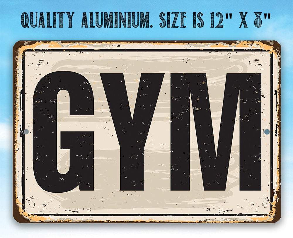 Gym - Metal Sign