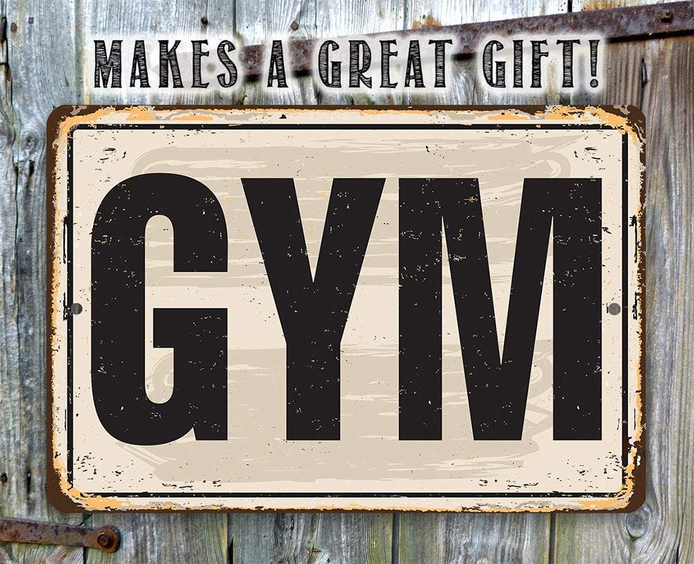 Gym - Metal Sign