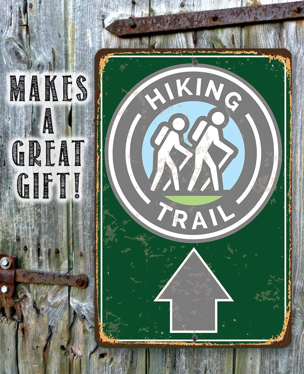 Hiking Trail - Metal Sign