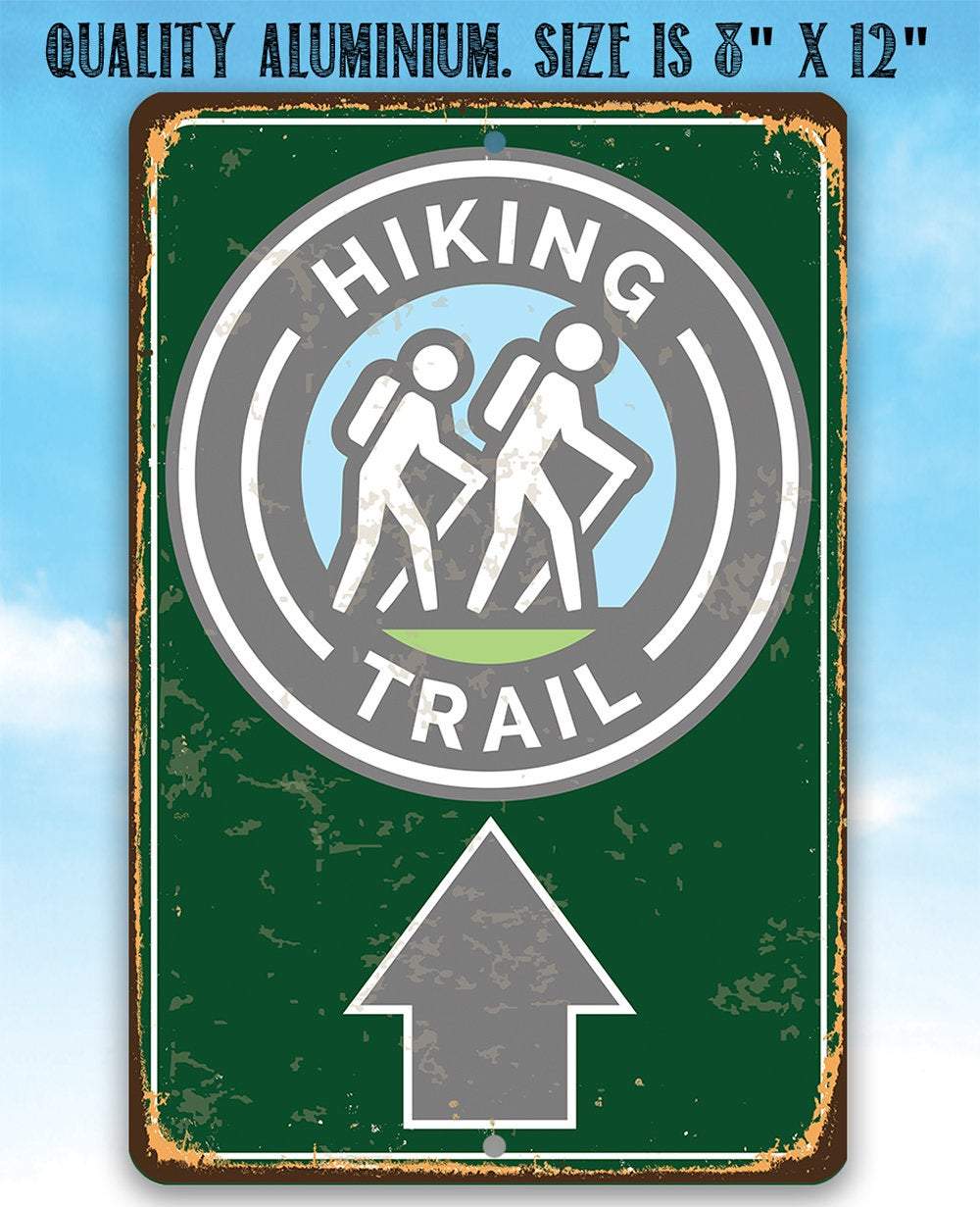 Hiking Trail - Metal Sign