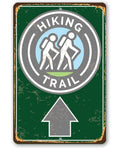 Hiking Trail - Metal Sign