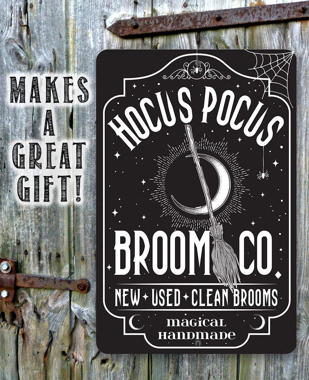 Hocus Pocus Broom Co - Metal Sign