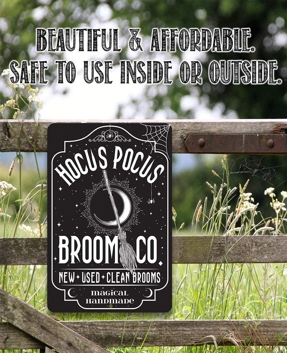 Hocus Pocus Broom Co - Metal Sign
