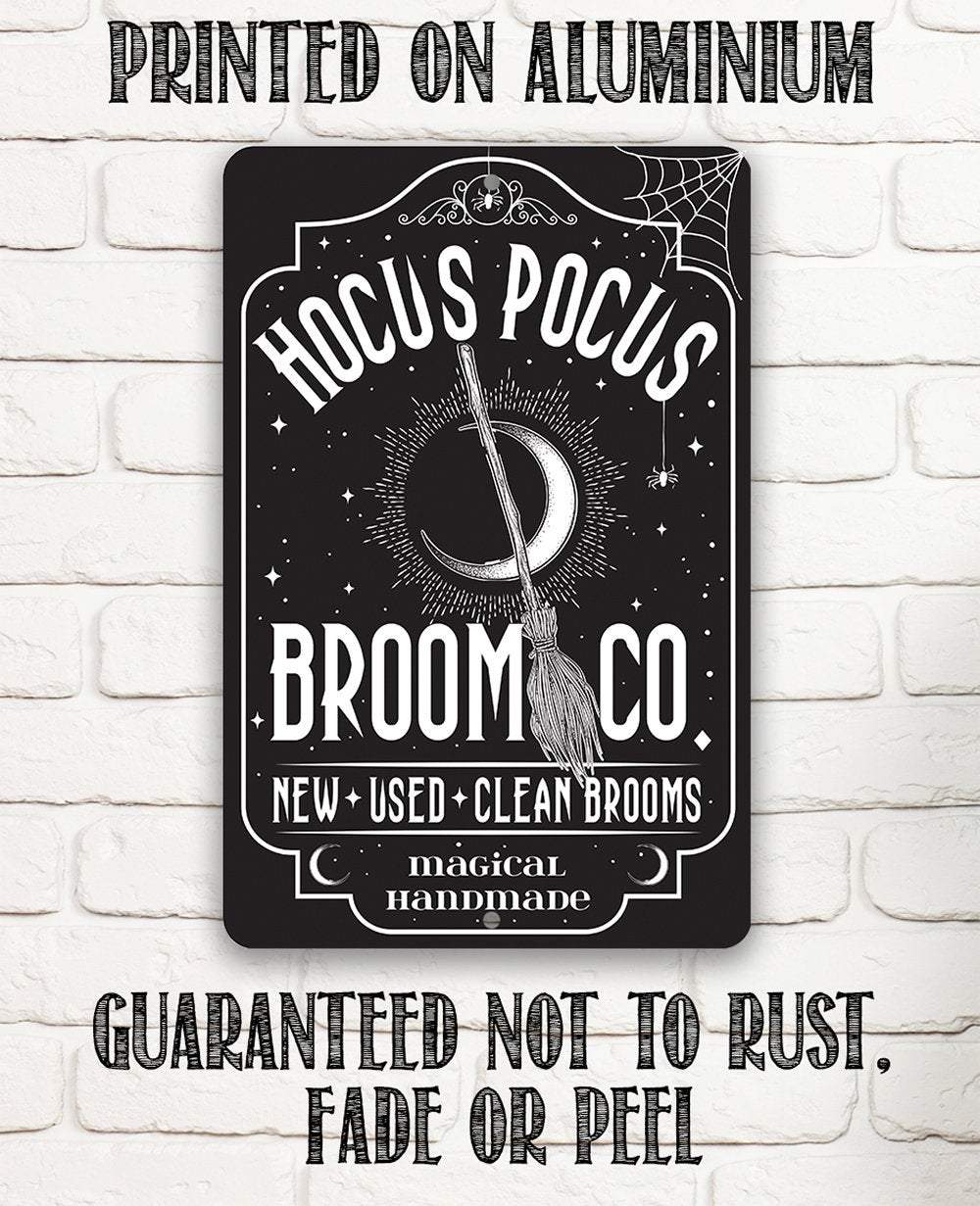 Hocus Pocus Broom Co - Metal Sign
