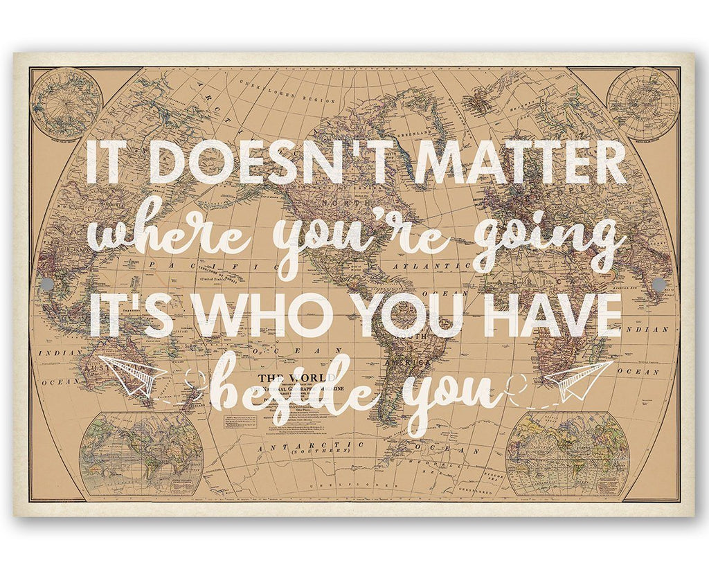 It Doesn't Matter - Metal Sign