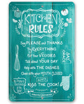 Kitchen Rules 2 - Metal Sign