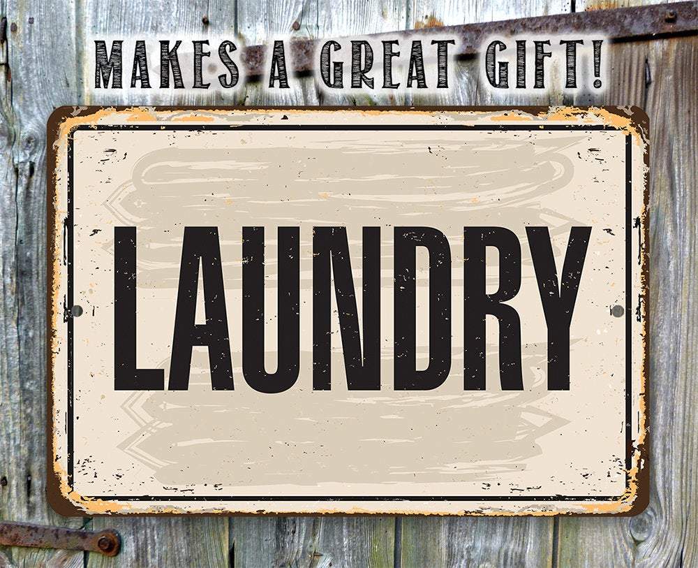 Laundry - Metal Sign