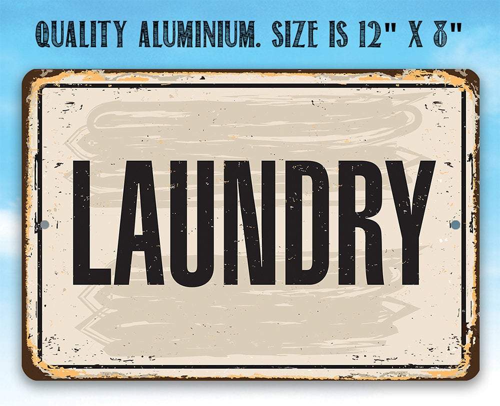 Laundry - Metal Sign