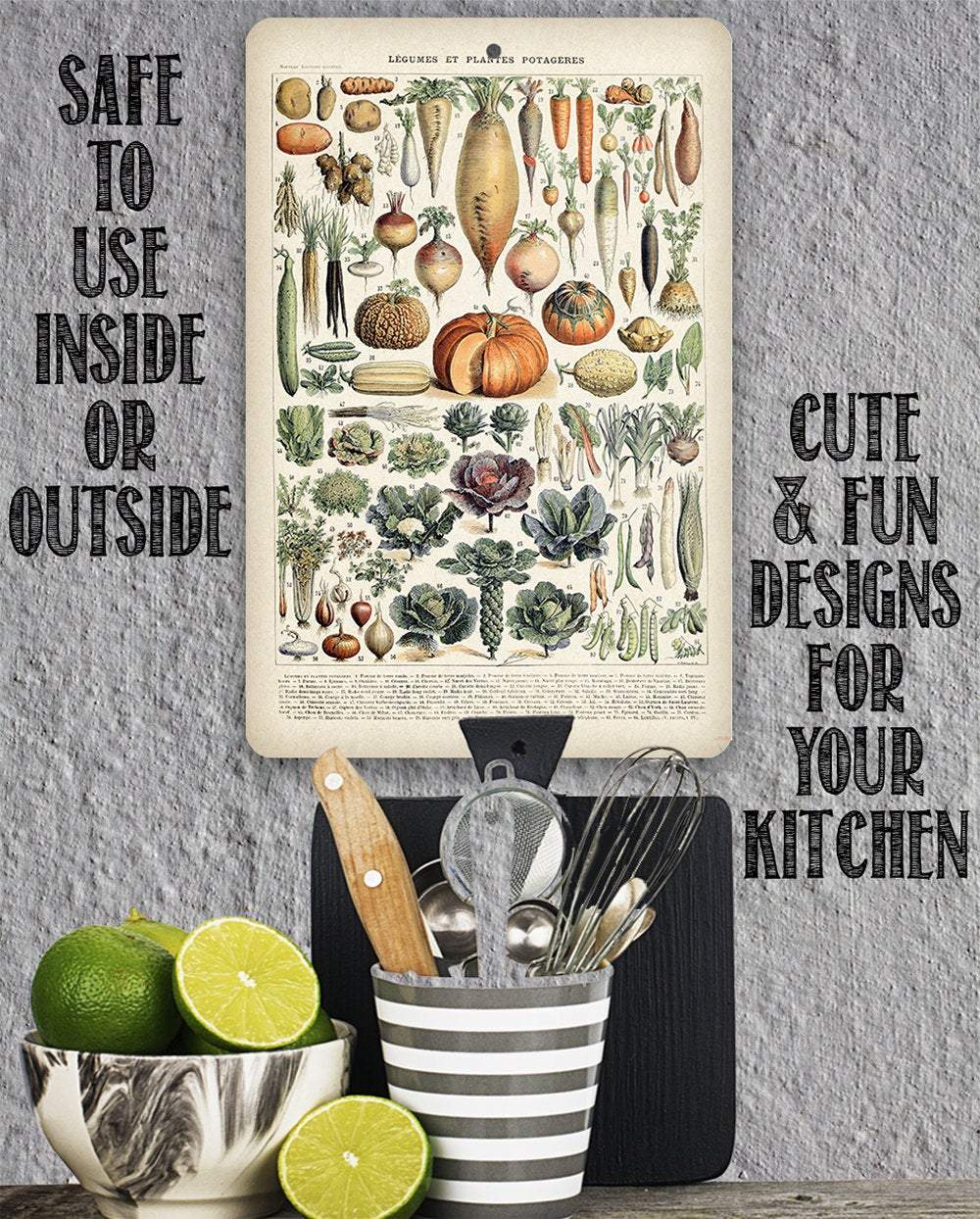 Legumes - Metal Sign