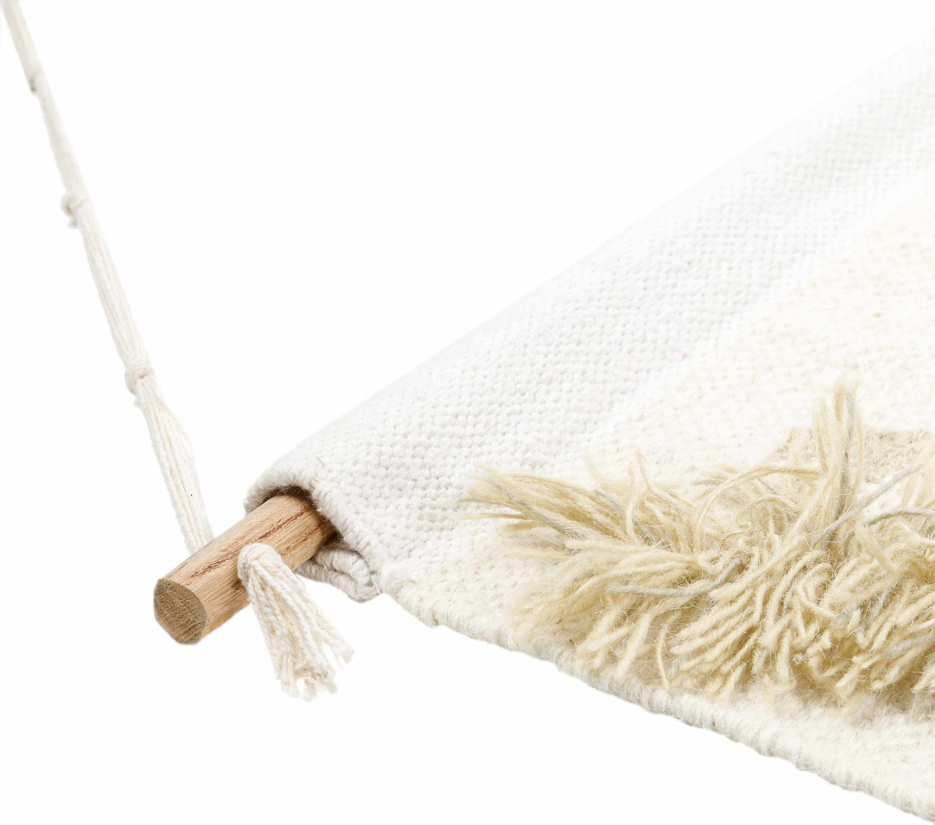 Malay Cream Diamond Fringe Wall Hanging - Clearance