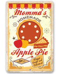 Momma's Apple Pie - Metal Sign